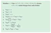 Memahami Rumus Logaritma, Sifat, Bentuk, Dan Contoh Soalnya