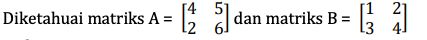 Contoh 2 soal determinan matriks.