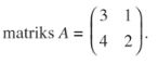Contoh soal 1 matriks.
