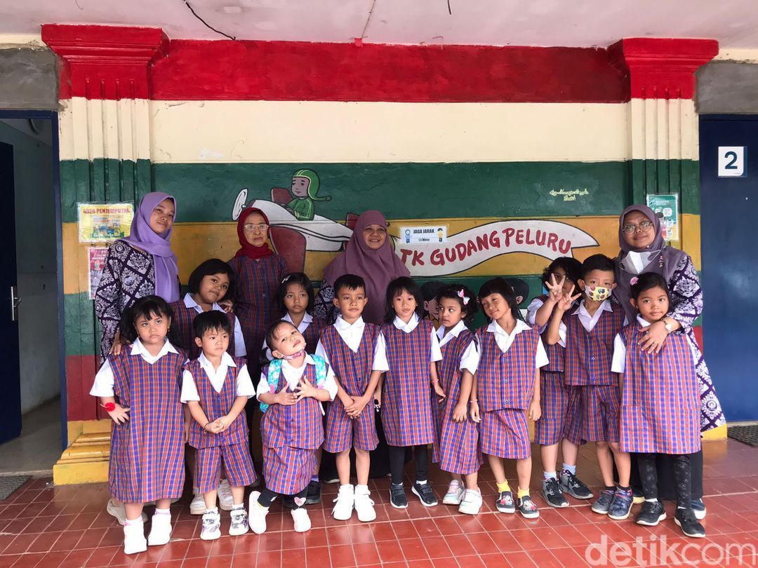 Suasana TK Gudang Peluru, Kebon Baru, Tebet, Jaksel, 18 September 2023. (Fitrya Anugrah/magang detikcom)