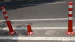 Waduh, Stick Cone Jalur Sepeda di Jalan Palmerah Timur Rusak