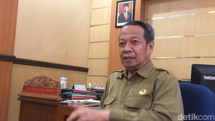 Wakil Kepala Disdikpora DIY Suhirman, Senin (18/9/2023).