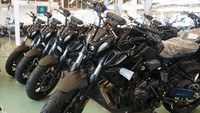 Produk ini melengkapi lini produksi MT Family yang sudah dibuat di YIMM mulai dari MT-15, MT-25, MT-03 dan sekarang MT-07. MT-07 akan diekspor ke sejumlah negara di Eropa. Foto: Dok. Yamaha Indonesia Motor Manufacturing (YIMM)