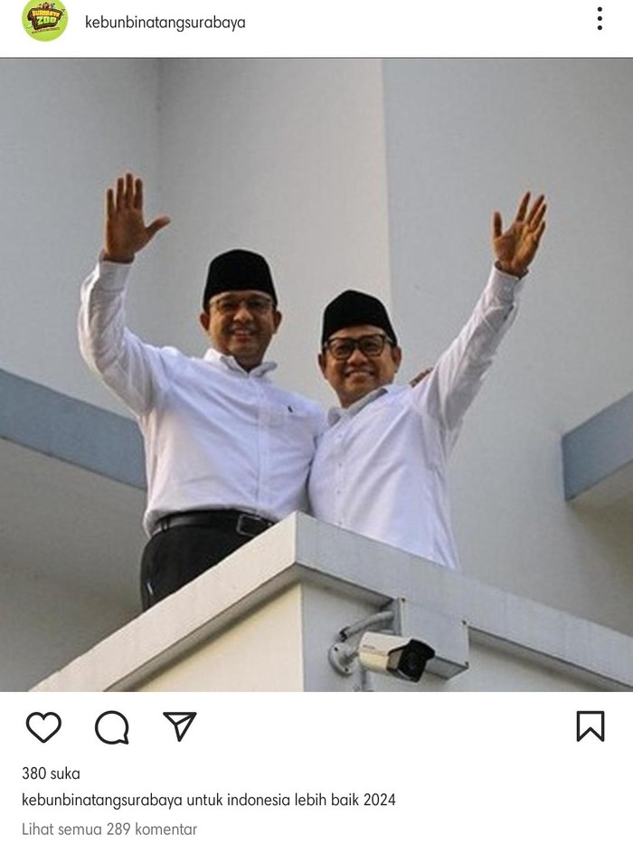 Akun Instagram kebun binatang surabaya diretas