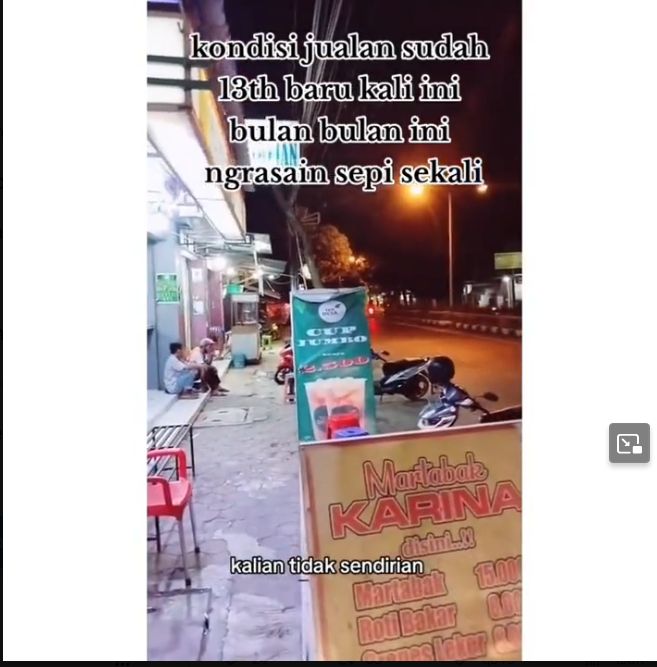 Banyak Penjual Makanan Curhat di Media Sosial Dagangan Sepi Tak Laku
