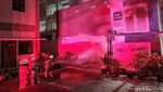 Foto-foto Gardu PLN di Jalan Ahmad Dahlan Gandaria Jaksel Terbakar