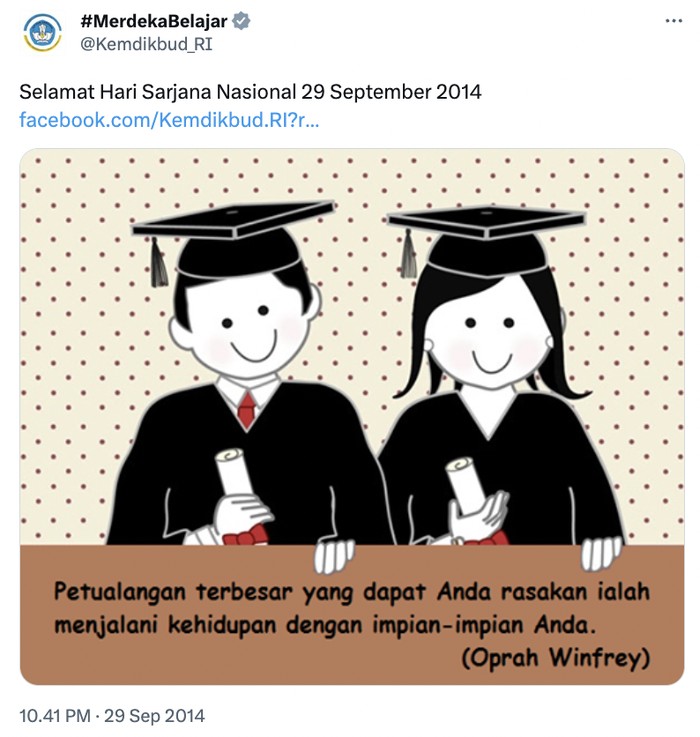 Hari Sarjana Nasional 29 September