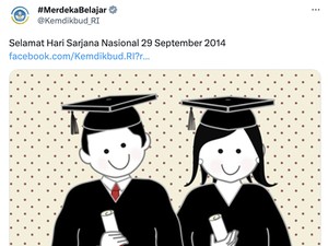 Hari Sarjana Nasional Diinisiasi Kemdikbud 29 September dan Fakta-fakta Uniknya