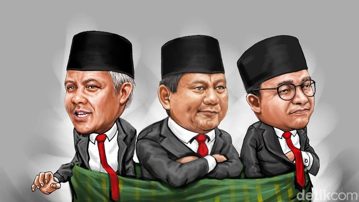Ilustrasi Politik Identitas Pilpres 2024