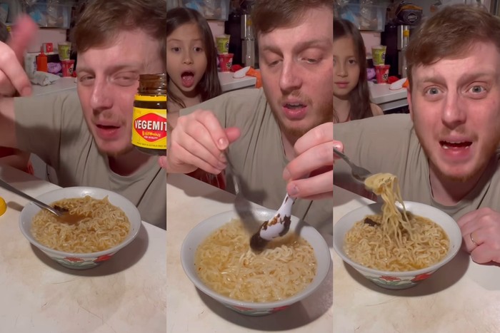 racikan Indomie capur vegemite