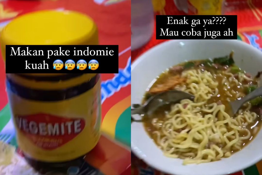 racikan Indomie capur vegemite