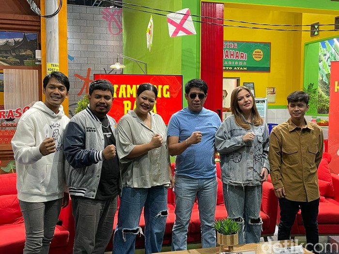 Konferensi pers tayangan komedi terbaru Trans7, Kampung Rasa, pada Rabu (19/9/2023).