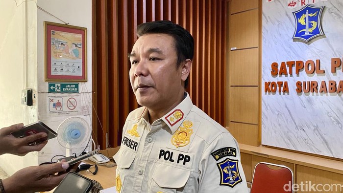 Kepala Satpol PP Surabaya M Fikser.