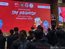 Menpora Dito Kukuhkan Kontingen Indonesia untuk Asian Games 2023