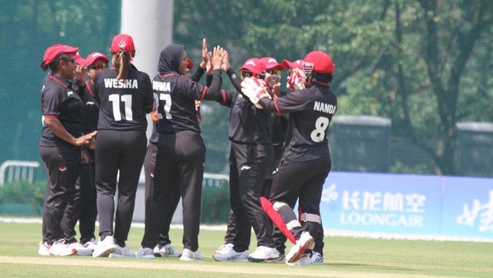 Asian Games 2022: Cricket Putri Indonesia Bantai Mongolia.