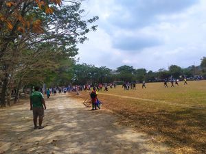 Pertandingan Sepakbola Porprov Sumsel PS Palembang Vs OKU Selatan Ricuh