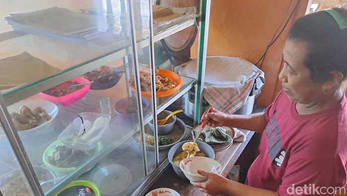 Sayur lombok ijo Mbah Kliwon Wonogiri eksis sejak Betal Lawas dan sebelum RI merdeka. Foto diambil Senin (18/9/2023).