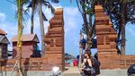Wajah Baru Pantai Kuta dengan Gapura-Tembok Pembatas Bata Merah