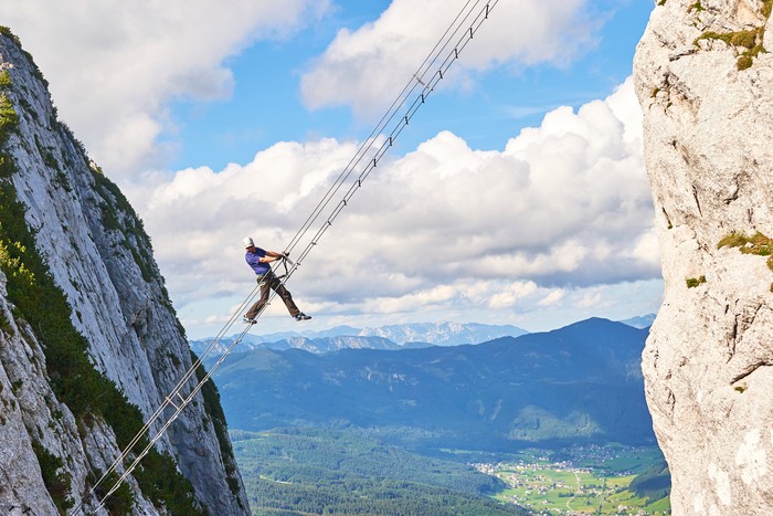 Stairway to heaven di Pegunungan Dachstein, Austria