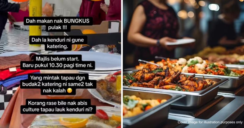 Tak Tahu Diri! Tamu Ini Minta Bungkus Makanan Sebelum Pesta Kawinan Mulai