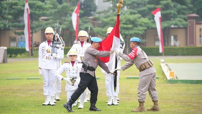Momen Kapolri Lepas Pasukan Perdamaian PBB ke Afrika Tengah