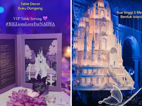 Acara pernikahan Nadya Astrella Juliana, Miss Indonesia 2018 ini adalah perwakilan dari Jawa Tenga, viral di TikTok mengusung konsep ala Disney.