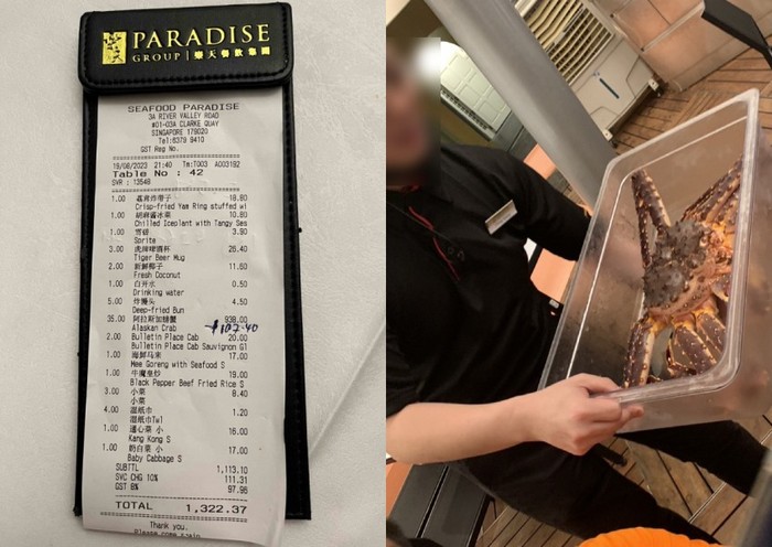 Bayar Kepiting Rp 10 Juta, Turis Jepang ini Laporkan Restoran Seafood di Singapura
