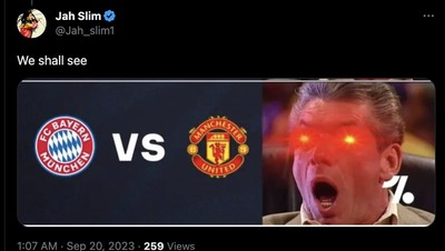 Belum Main, Bayern Vs MU Sudah Ramai Meme! Setan Merah Kena Bully