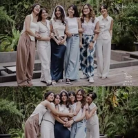 Momen intimate party bridal shower Adinda itu juga tak lupa untuk diabadikan. Berdasarkan informasi unggahan diketahui jika acara tersebut digelar di restoran Deepa Jakarta. Foto: Instagram/@thebridedept
