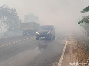 Kabut Asap Selimuti Ogan Ilir, Bupati Panca Minta Sekolah Masuk Siang