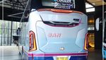 Lihat Lebih Dekat Bus PO SAN Berbalut Livery Vintage