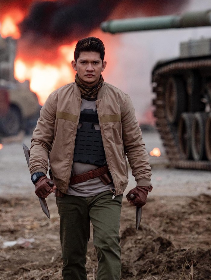 Expend4bles Cuplikan adegan Iko Uwais di The Expendables 4 (2023).