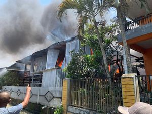 2 Rumah di Sidrap Kebakaran Diduga Akibat Korsleting Listrik