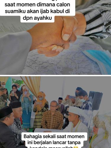 Kisah pengantin wanita yang curhat baru pertama kali bertemu dengan ayah kandungnya saat acara pernikahannya, mendadak viral di TikTok.