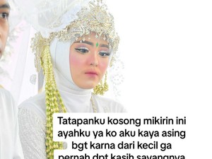 Viral Kisah Haru Wanita Pertama Kali Bertemu Ayah Kandung Saat Jadi Wali Nikah