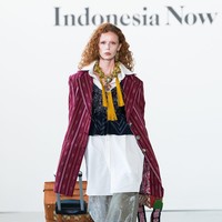 Desainer Merdi Sihombing merilis koleksi Ulos di New York Fashion Week, Amerika Serikat, Rabu [13/9/2023]. Foto: Dok. Tim Merdi Sihombing.