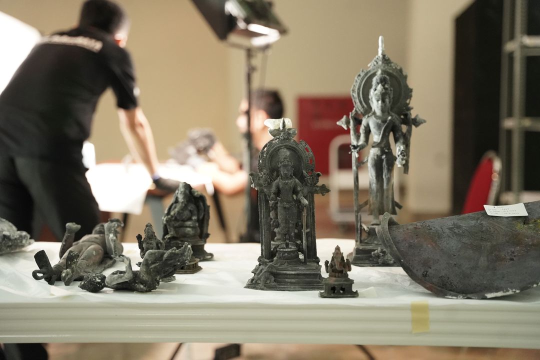 Koleksi terdampak kebakaran di Museum Nasional Indonesia