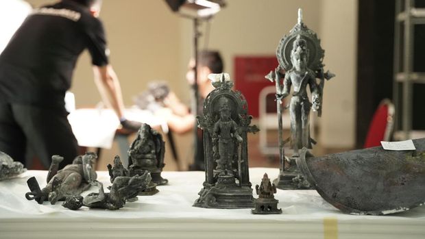 Koleksi terdampak kebakaran di Museum Nasional Indonesia