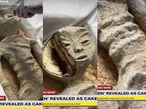 Heboh Mumi Alien di Meksiko, Baker Ini Bikin Kue Persis Sama