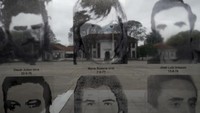 Sekolah Mekanik Angkatan Laut Buenos Aires, atau ESMA, merupakan lokasi pusat penyiksaan dan penahanan terbesar dan paling terkenal pada masa kediktatoran militer Argentina. (AP Photo/Rodrigo Abd)  