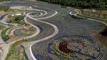 Luar Biasa! Taman di Bosnia Disulap Seperti Lukisan Van Gogh