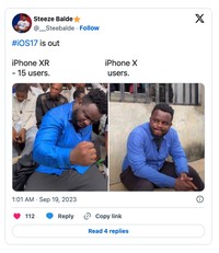 Meme iOS 17
