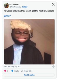 Meme iOS 17