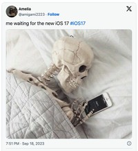 Meme iOS 17