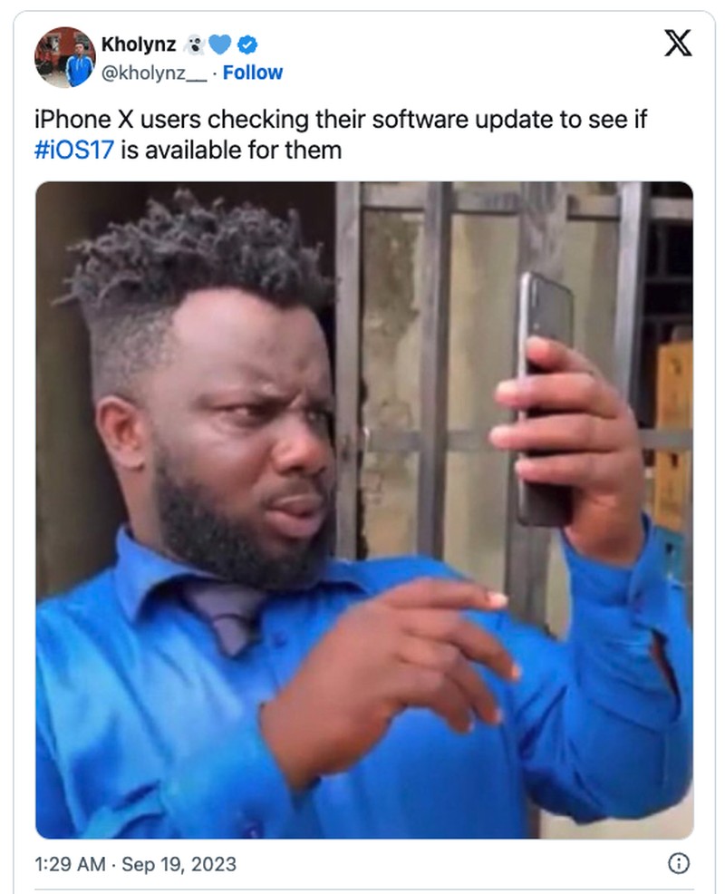 Meme iOS 17