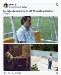 Meme iOS 17