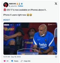Meme iOS 17