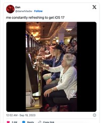 Meme iOS 17