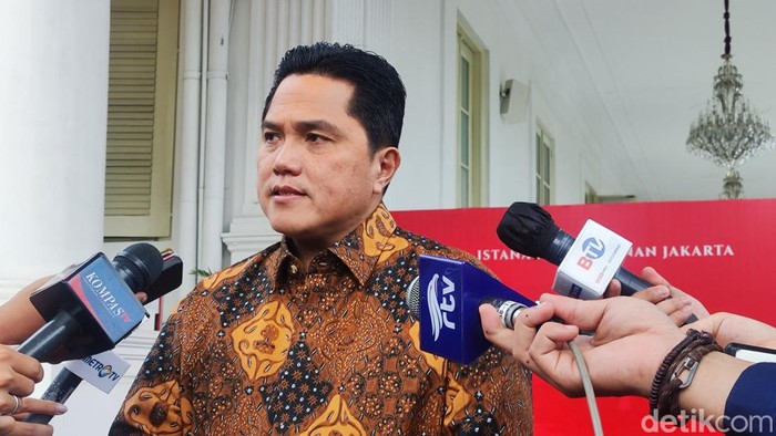 Menteri BUMN sekaligus Ketum PSSI Erick Thohir