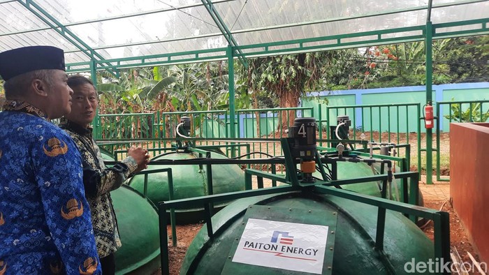 Mesin biodigester di Taman Margasatwa Ragunan